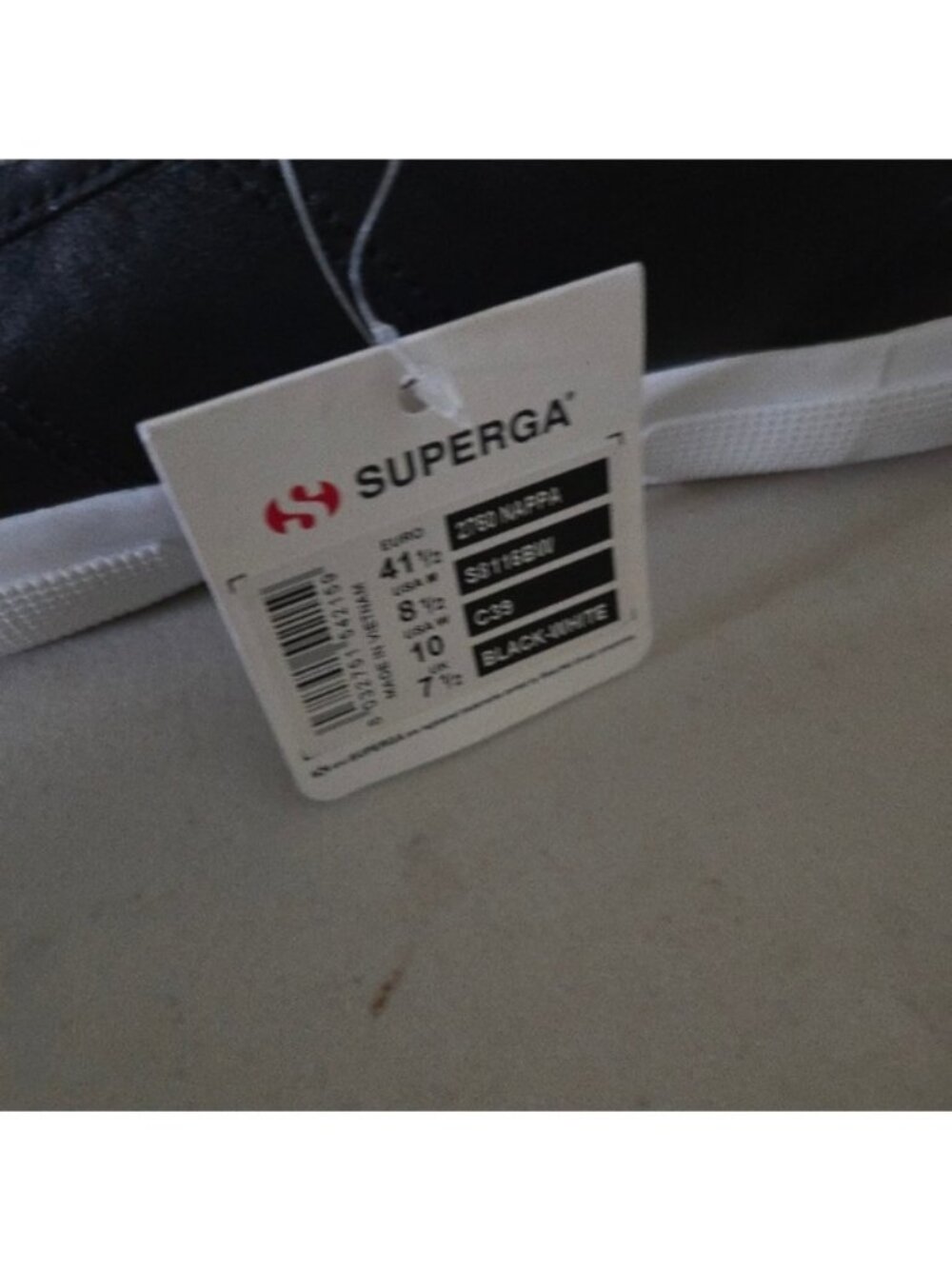 Superga 2750 Nappa Leather Classic Sneaker Women Size 10 New 082025 - Picture 8 of 9